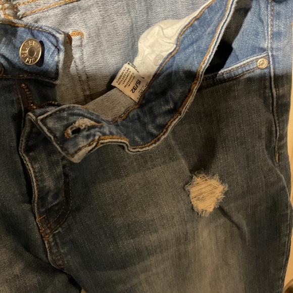 👖Celebrity Pink Ankle Skinny Stretch Raw Hem Distressed Jeans 👖 - Picture 5 of 7